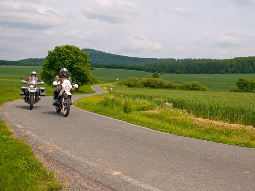 Motorradtourin Hessen - kurvenreiche Rhönstraßen mit POLO Motorrad