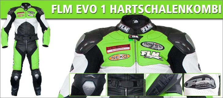 FLM Evo 1 Hartschalenkombi aus Leder